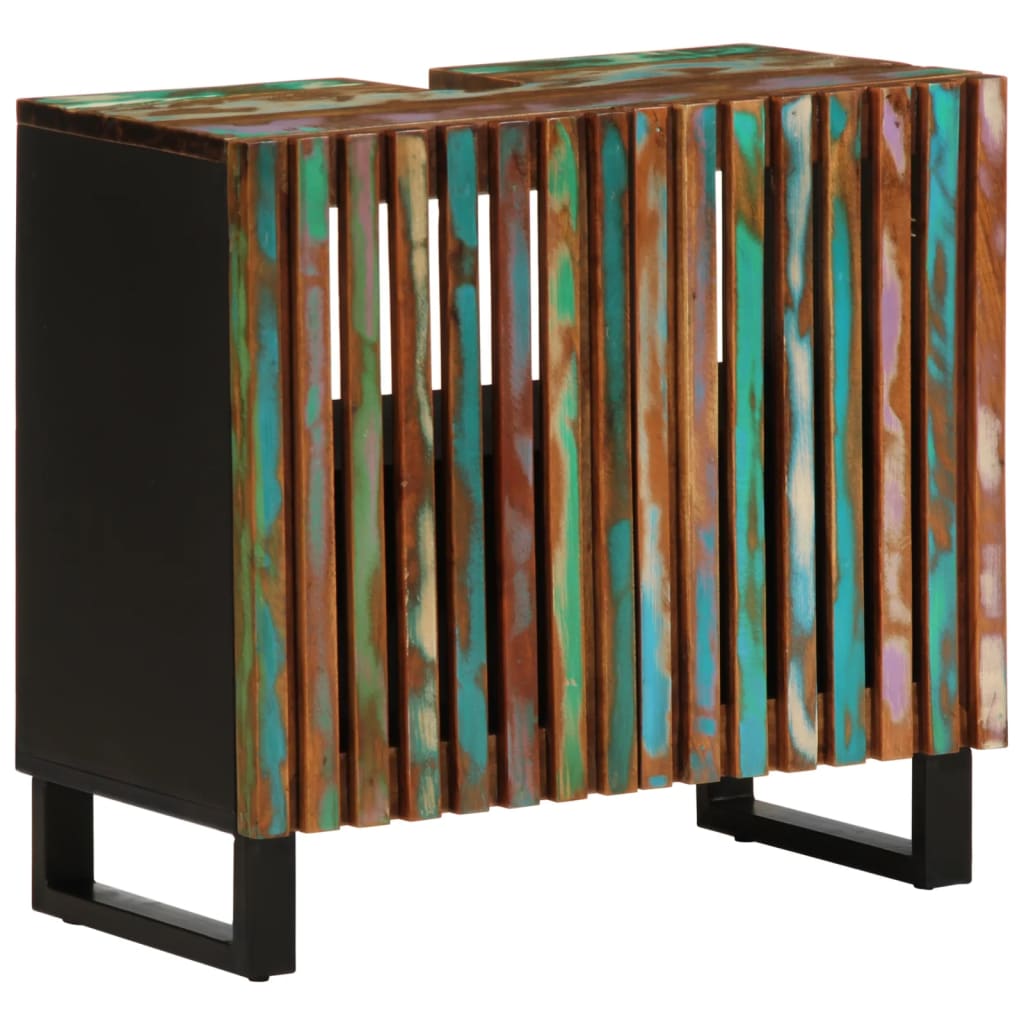 vidaXL Meuble sous lavabo 62x34x58 cm Bois d'acacia massif