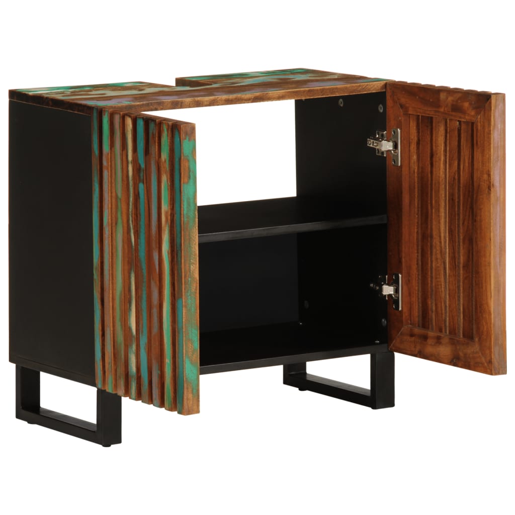 vidaXL Meuble sous lavabo 62x34x58 cm Bois d'acacia massif