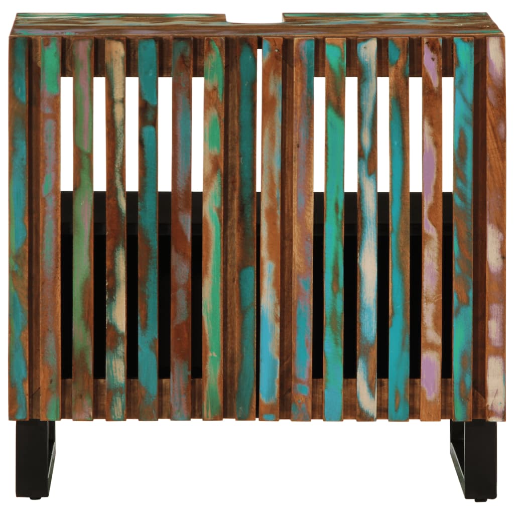 vidaXL Meuble sous lavabo 62x34x58 cm Bois d'acacia massif
