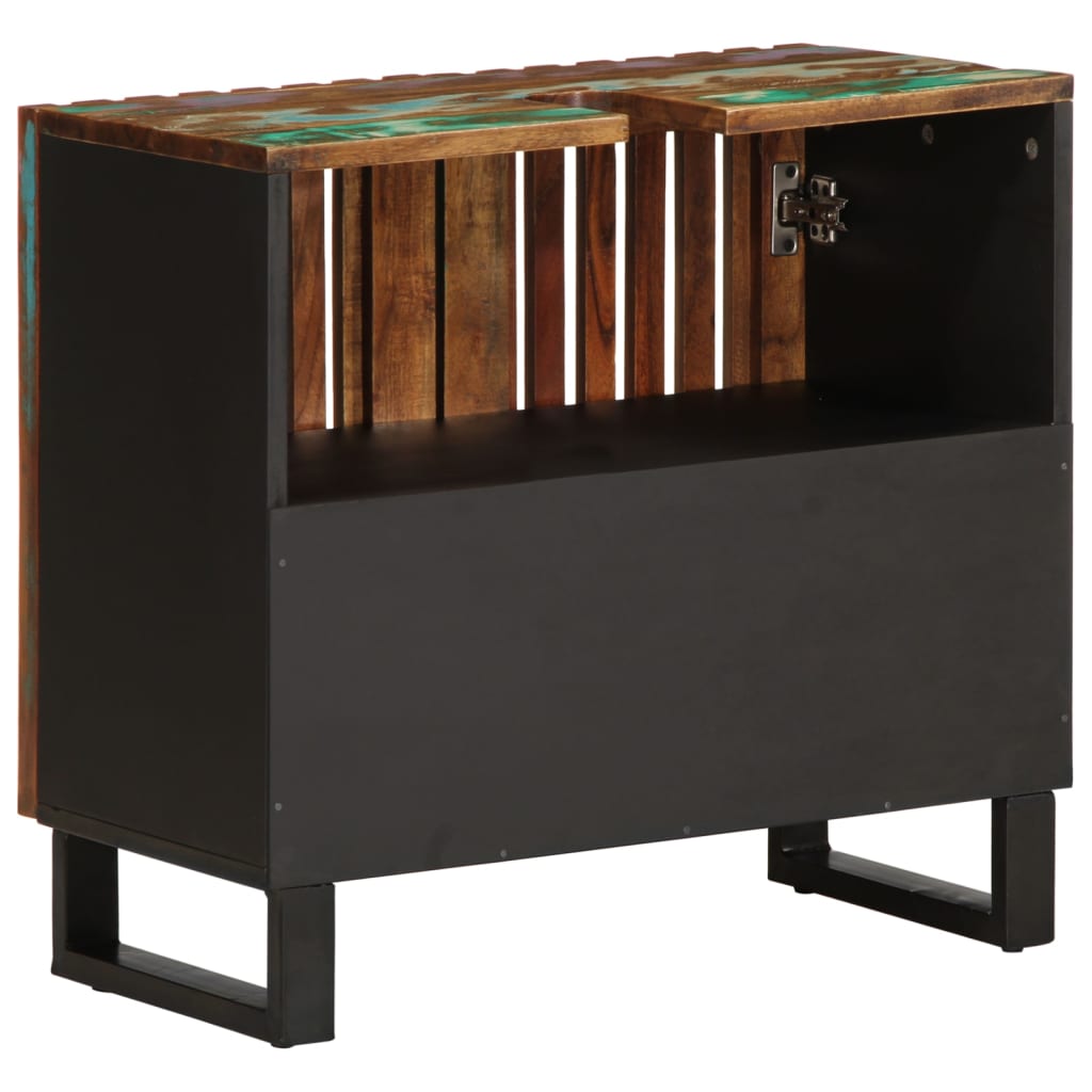 vidaXL Meuble sous lavabo 62x34x58 cm Bois d'acacia massif