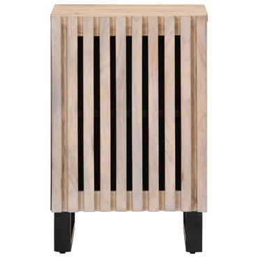 vidaXL Badschrank 38x34x58 cm Massivholz Mango