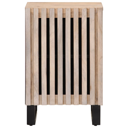vidaXL Badschrank 38x34x58 cm Massivholz Mango