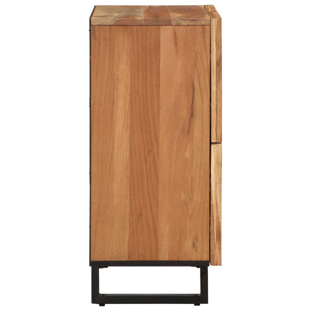vidaXL Sideboard 60x34x75 cm Massivholz Akazie