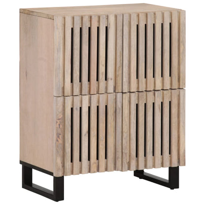 vidaXL Commode 60x34x75 cm Bois de manguier massif