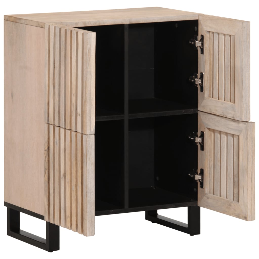 vidaXL Commode 60x34x75 cm Bois de manguier massif
