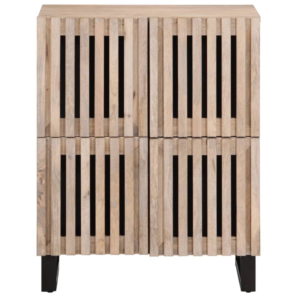 vidaXL Commode 60x34x75 cm Bois de manguier massif