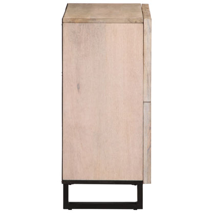 vidaXL Commode 60x34x75 cm Bois de manguier massif