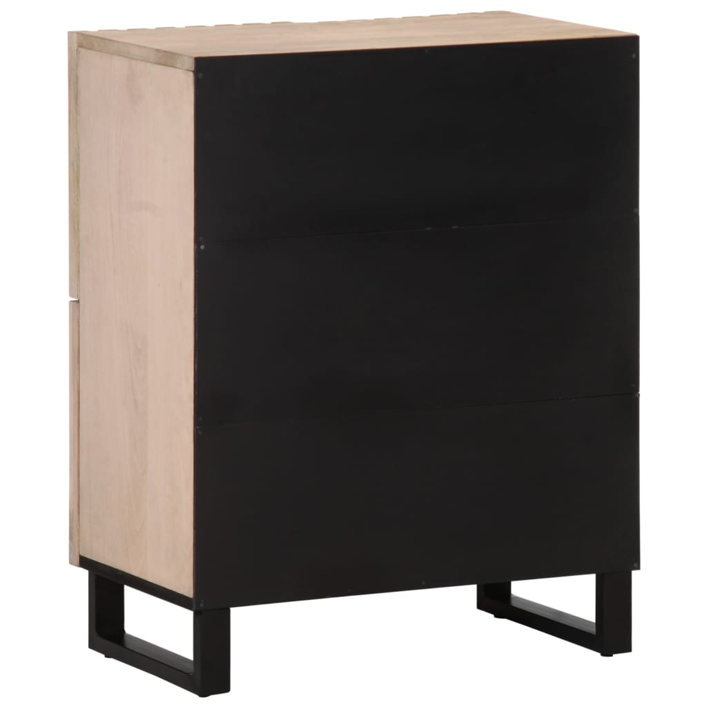 vidaXL Commode 60x34x75 cm Bois de manguier massif