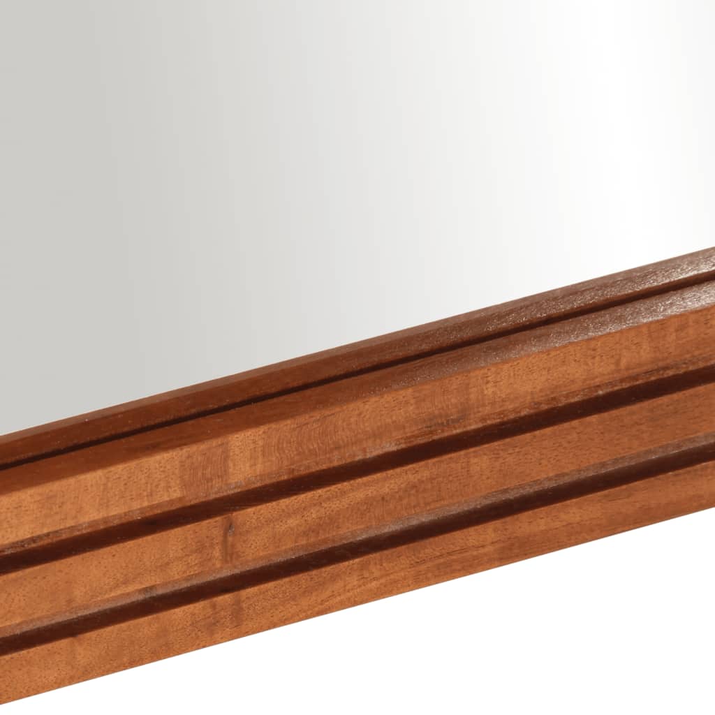 vidaXL Badspiegel 50x70 cm Massivholz Akazie und Glas