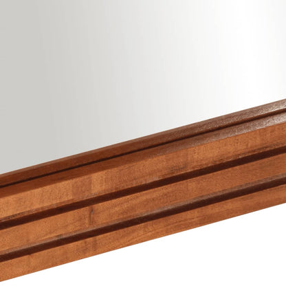 vidaXL Badspiegel 50x70 cm Massivholz Akazie und Glas