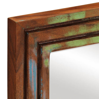 vidaXL Badspiegel 50x70 cm Massivholz Akazie und Glas