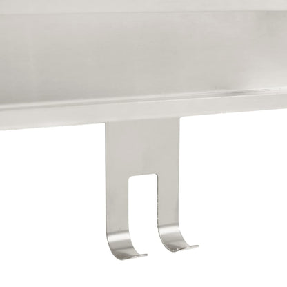 vidaXL Duschcaddy Hängend Gebürsteter Edelstahl 304