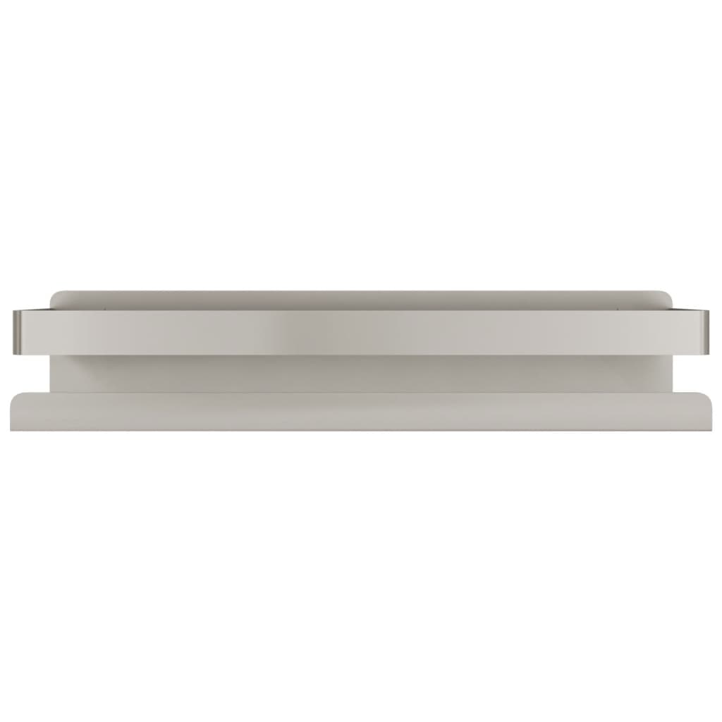 vidaXL Étagère de douche 30x10x6 cm en acier inoxydable brossé 304