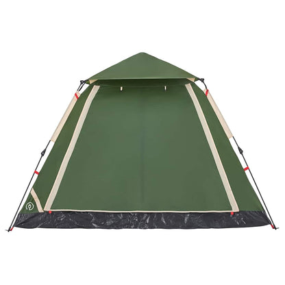 vidaXL Kuppel-Campingzelt 5 Personen Grün Quick Release