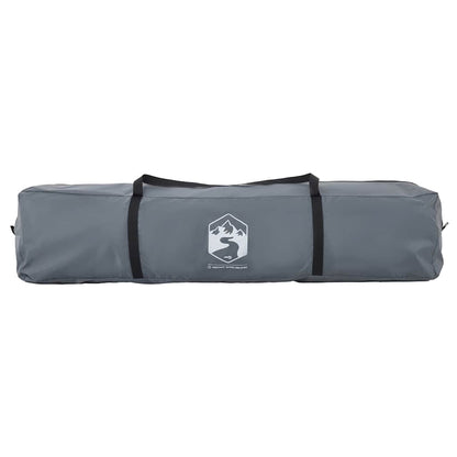 vidaXL Kuppel-Campingzelt 5 Personen Grau und Orange Quick Release