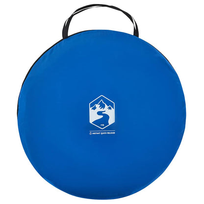 vidaXL Tente de plage bleu azur escamotable imperméable