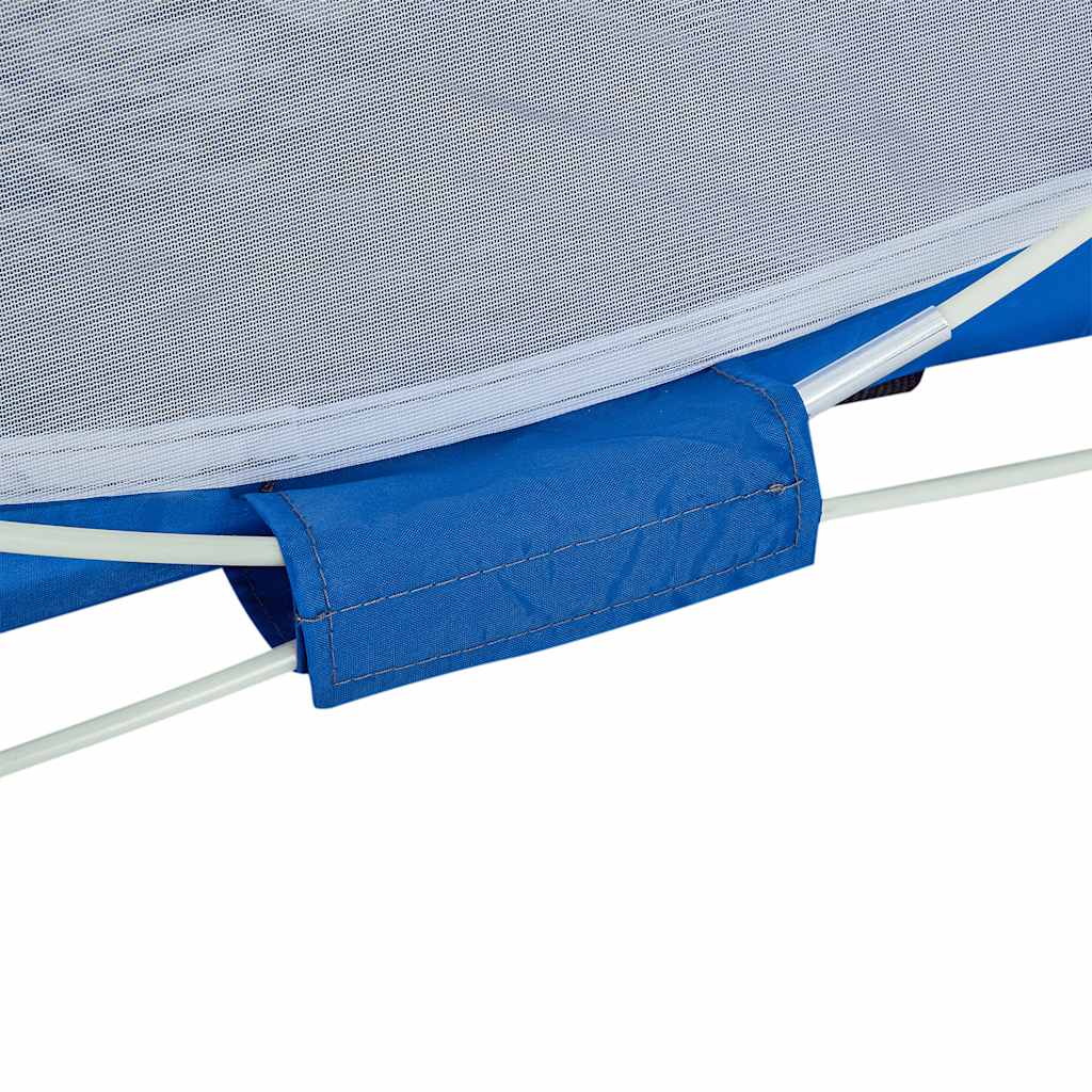 vidaXL Tente de plage bleu azur escamotable imperméable
