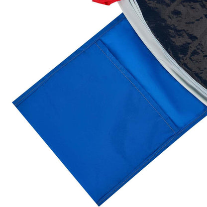 vidaXL Tente de plage bleu azur escamotable imperméable