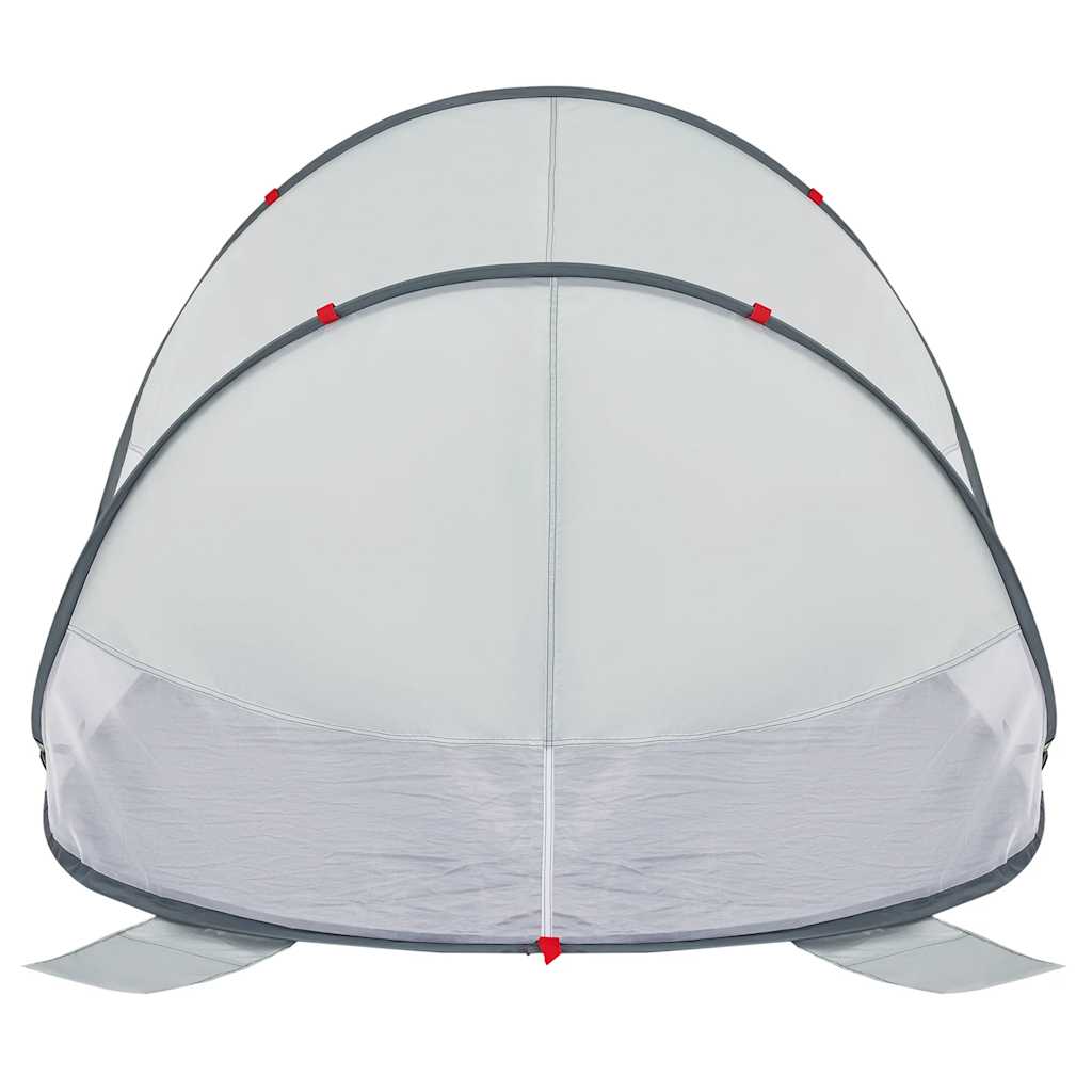 vidaXL Strandzelt Grau Pop-Up Wasserdicht