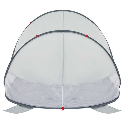 vidaXL Strandzelt Grau Pop-Up Wasserdicht