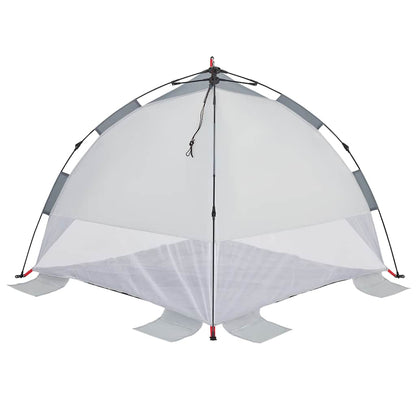 vidaXL Strandzelt Grau Quick Release Wasserdicht