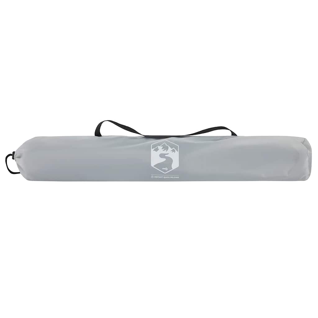 vidaXL Strandzelt Grau Quick Release Wasserdicht