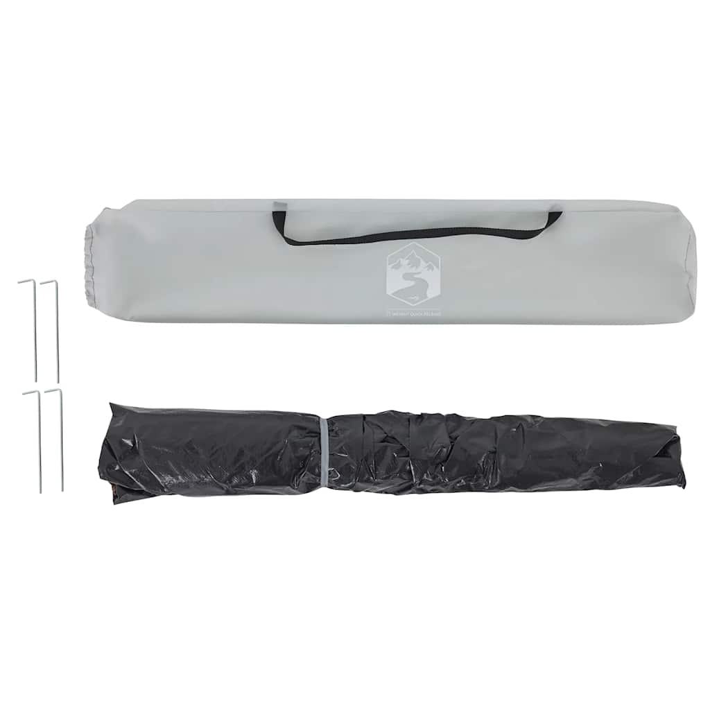 vidaXL Strandzelt Grau Quick Release Wasserdicht