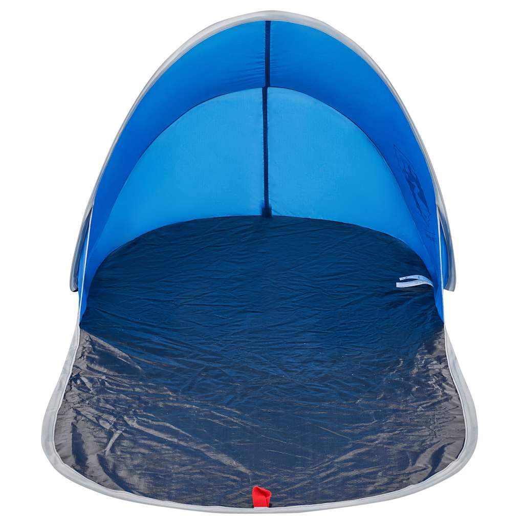 vidaXL Strandzelt Azurblau Pop-Up Wasserdicht