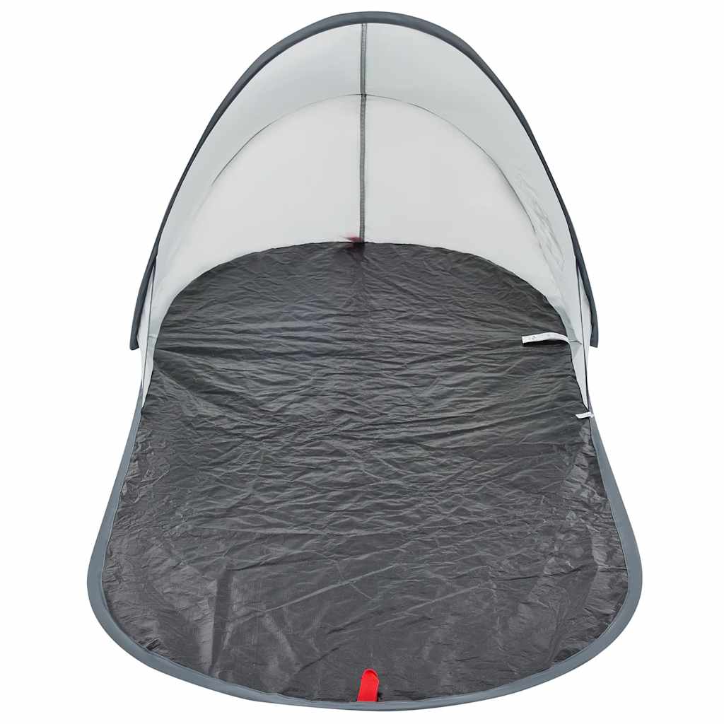 vidaXL Strandzelt Grau Pop-Up Wasserdicht