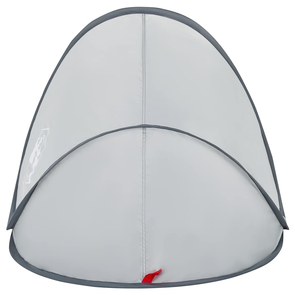 vidaXL Strandzelt Grau Pop-Up Wasserdicht