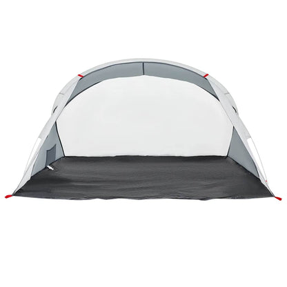 vidaXL Strandzelt 2 Personen Grau Pop-Up Wasserdicht