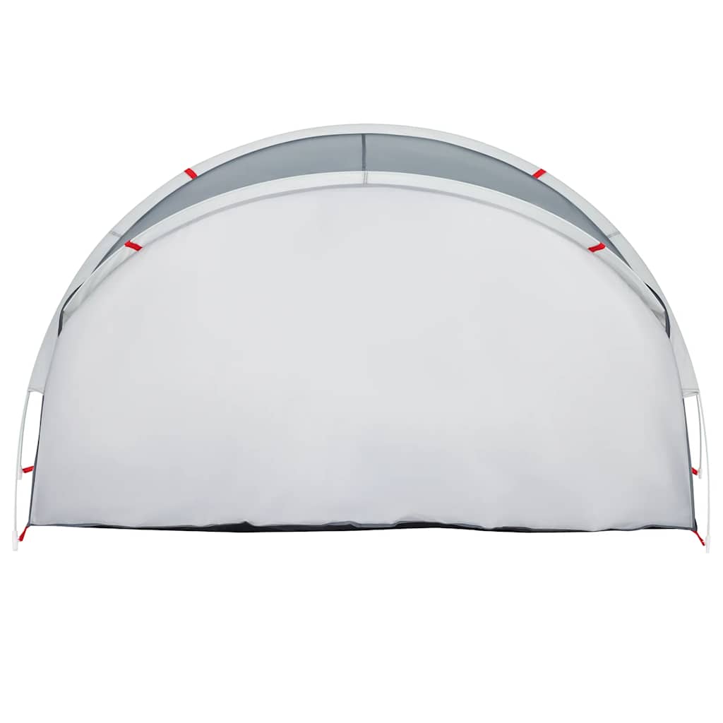 vidaXL Strandzelt 2 Personen Grau Pop-Up Wasserdicht
