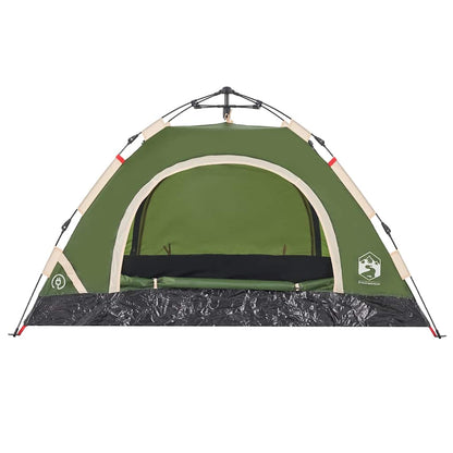 vidaXL Campingzelt 2 Personen Grün Quick Release