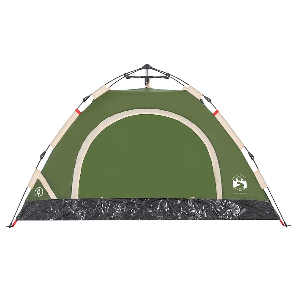vidaXL Campingzelt 2 Personen Grün Quick Release