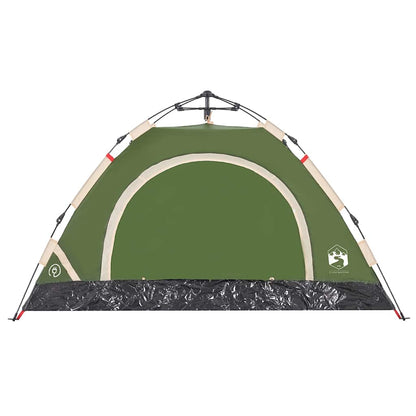 vidaXL Campingzelt 2 Personen Grün Quick Release