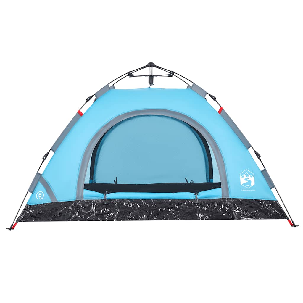 vidaXL Campingzelt 2 Personen Blau Quick Release