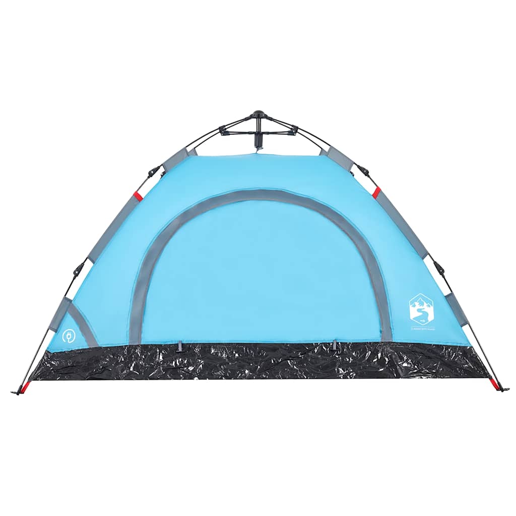 vidaXL Campingzelt 2 Personen Blau Quick Release