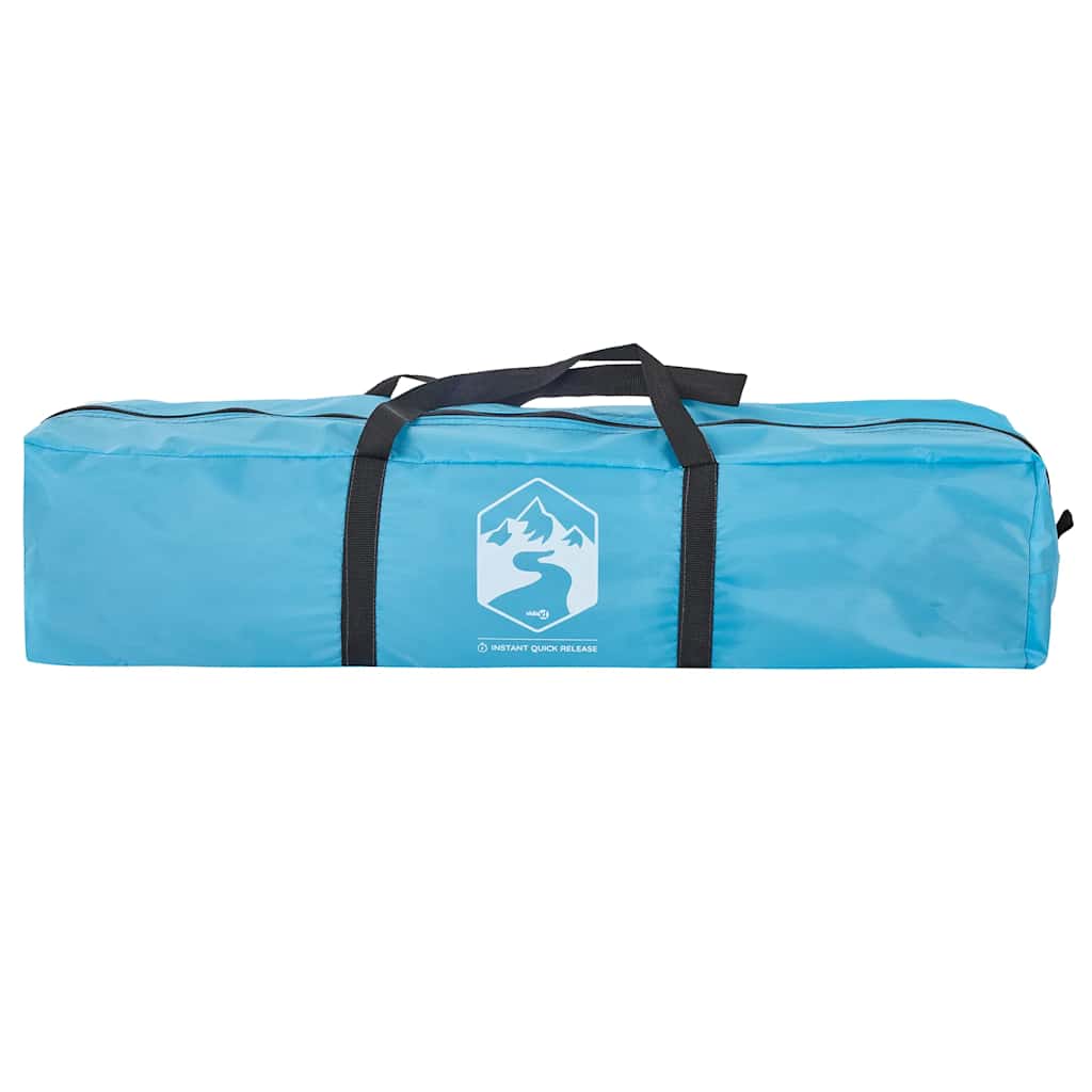 vidaXL Campingzelt 2 Personen Blau Quick Release