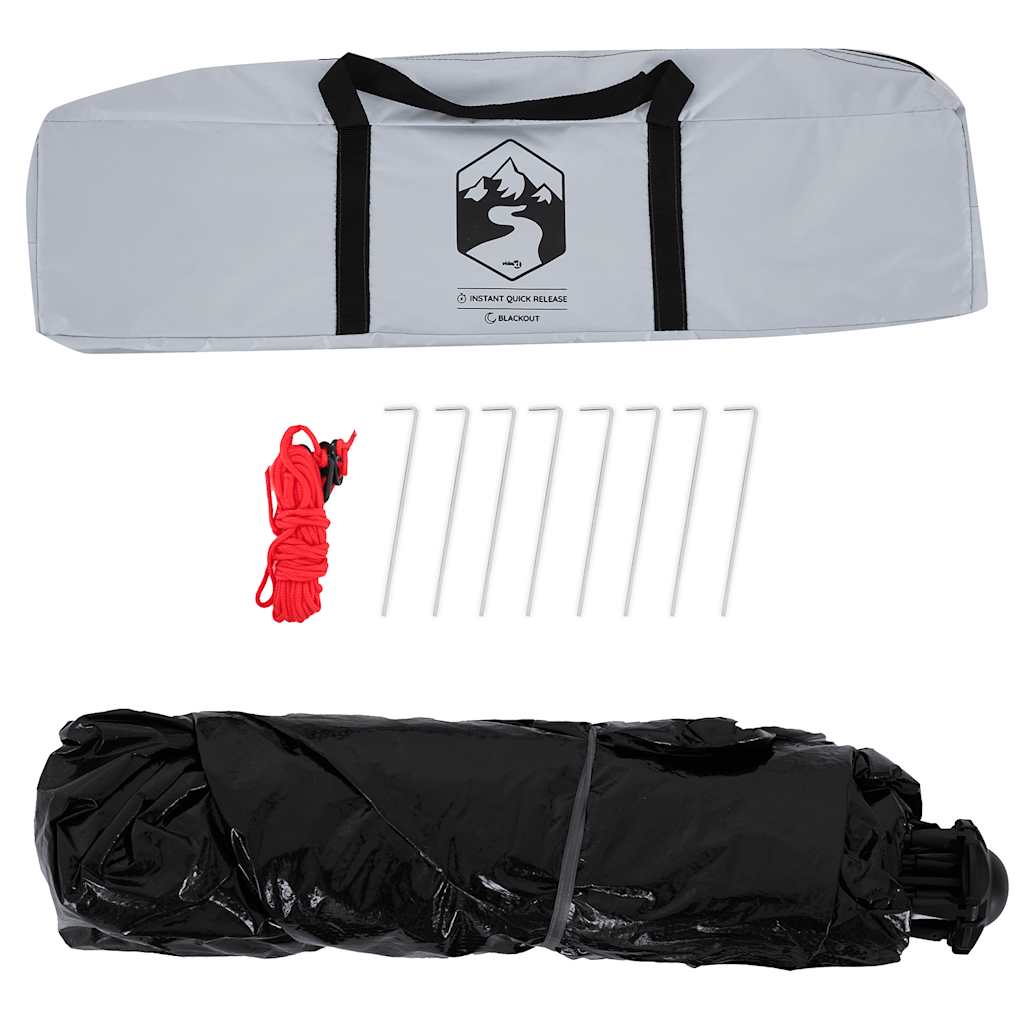 vidaXL Campingzelt 2 Personen Weiß Verdunkelungsstoff Quick Release
