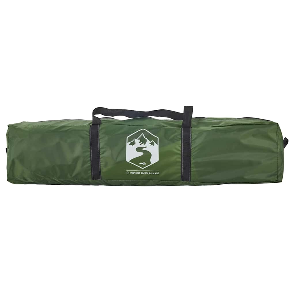vidaXL Campingzelt 4 Personen Grün Quick Release