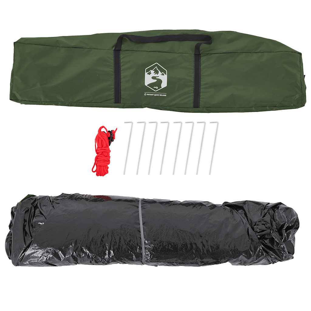 vidaXL Campingzelt 5 Personen Grün Quick Release