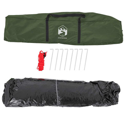 vidaXL Campingzelt 5 Personen Grün Quick Release