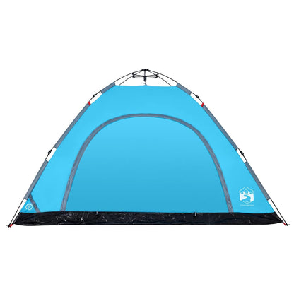 vidaXL Campingzelt 5 Personen Blau Quick Release