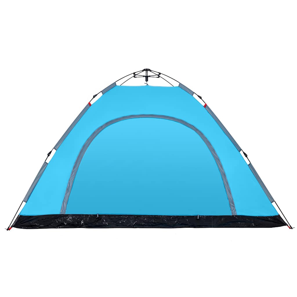 vidaXL Campingzelt 5 Personen Blau Quick Release