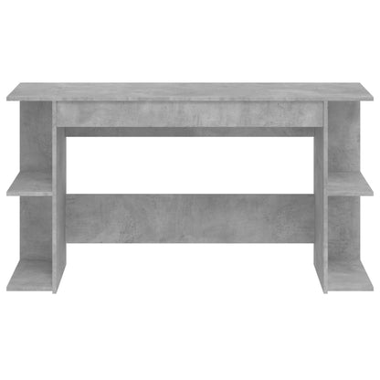 vidaXL Schreibtisch Betongrau 140x50x75 cm Holzwerkstoff