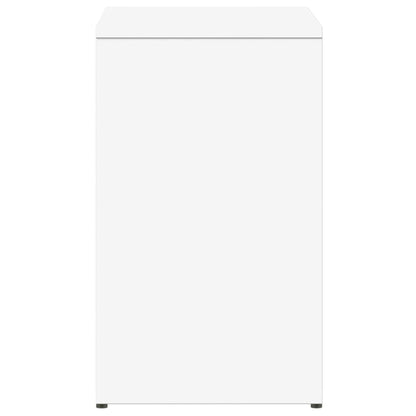 vidaXL Tables d'appoint 2 pcs Blanc 50x30x50 cm Bois d'ingénierie