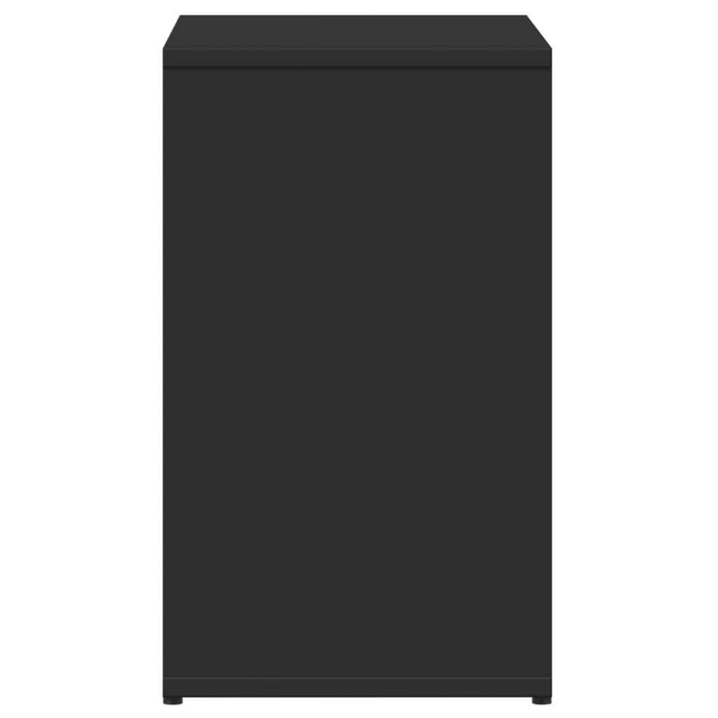 vidaXL Tables d'appoint 2 pcs Noir 50x30x50 cm Bois d'ingénierie