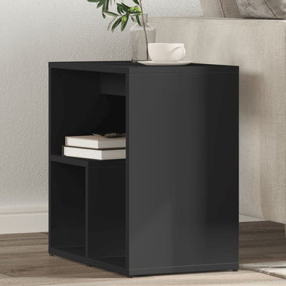 vidaXL Tables d'appoint 2 pcs Noir 50x30x50 cm Bois d'ingénierie
