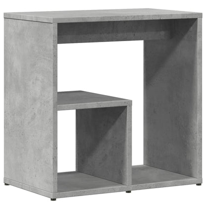 vidaXL Tables d'appoint 2 pcs Gris béton 50x30x50 cm Bois d'ingénierie