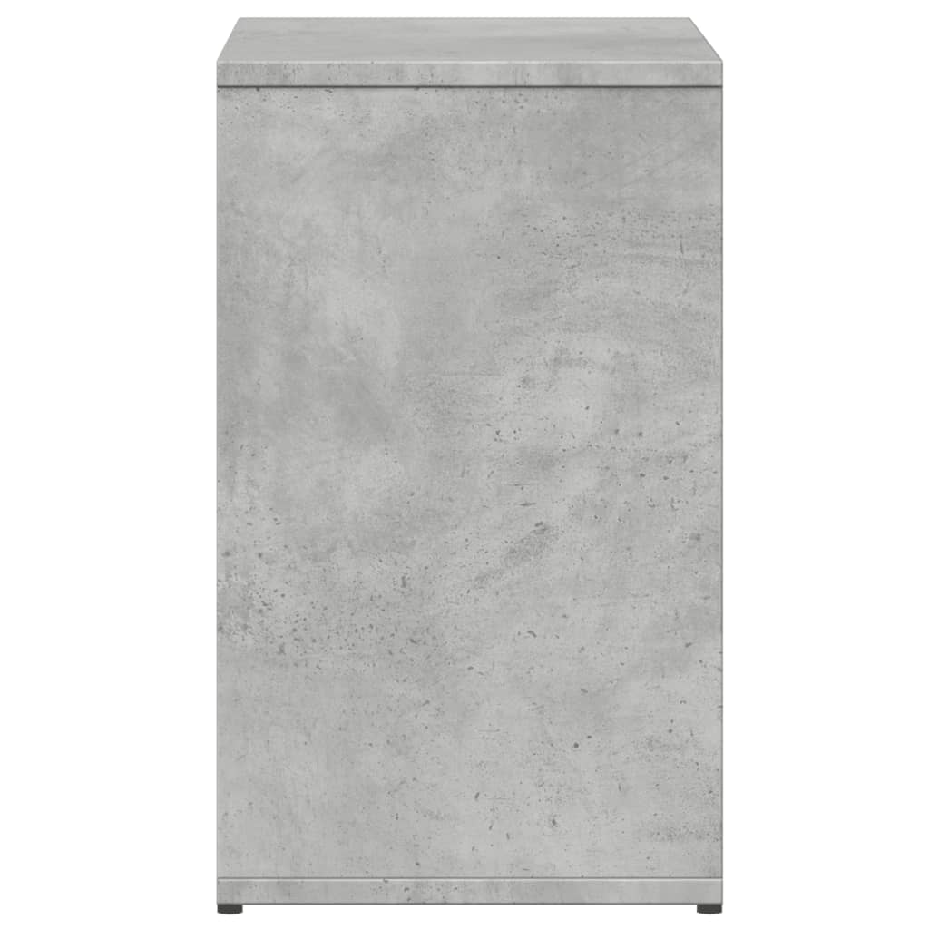 vidaXL Tables d'appoint 2 pcs Gris béton 50x30x50 cm Bois d'ingénierie
